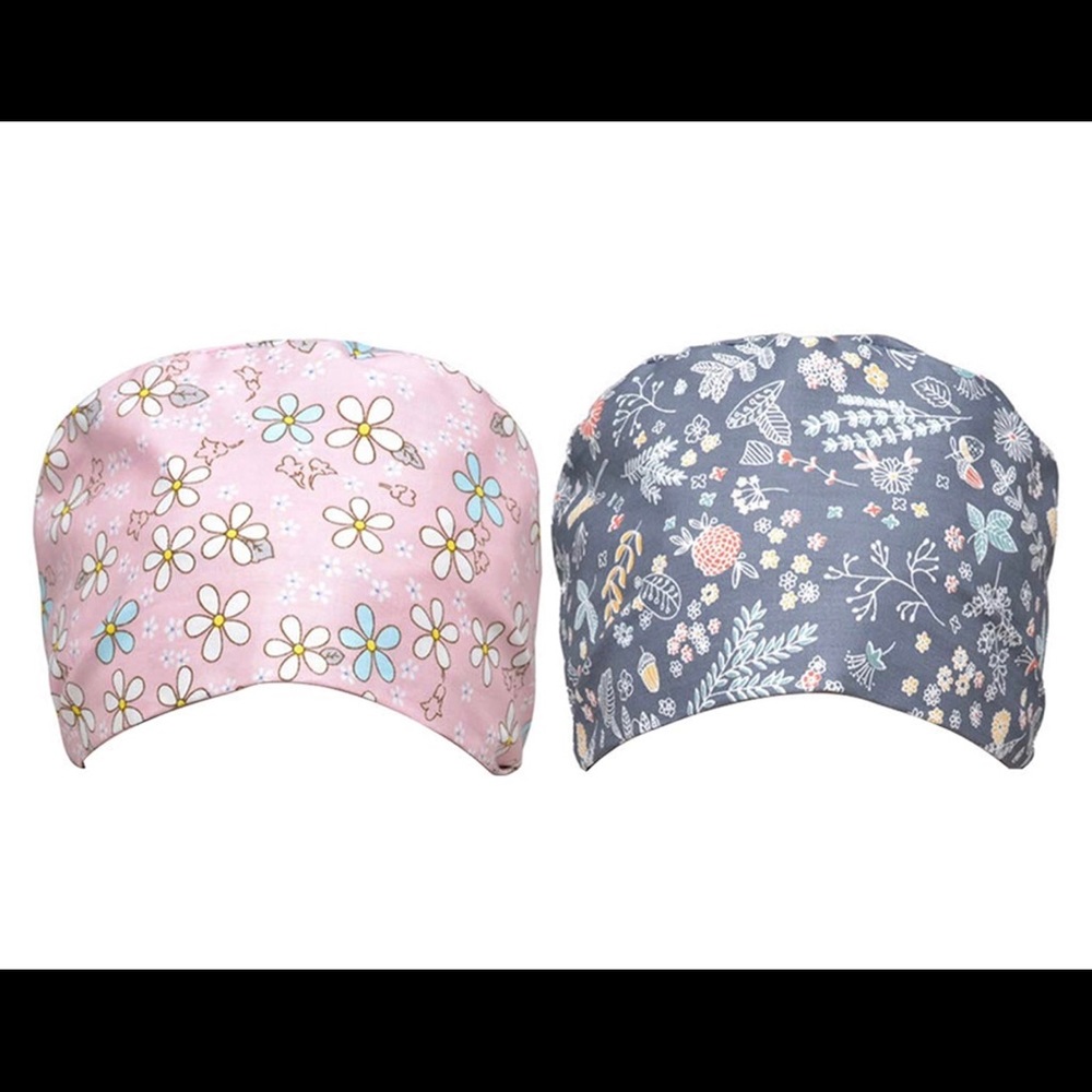2 Pack Scrub/Surgical Caps NWT Reusable PPE